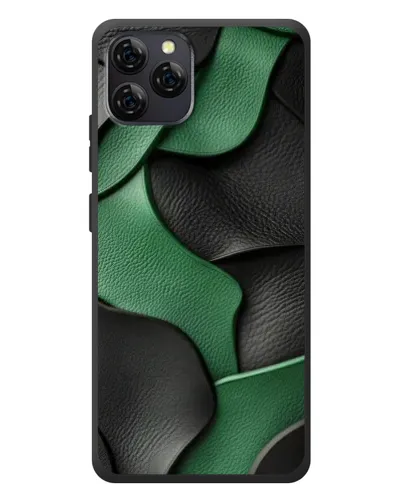 Чохол для Blackview A95 з картинкою «Зелені шкіряні хвилі»