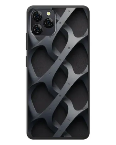 Чохол для Blackview A95 з картинкою «Об'ємне сіре плетіння»