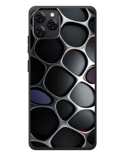 Чохол для Blackview A95 з картинкою «Об'ємна темна решітка»