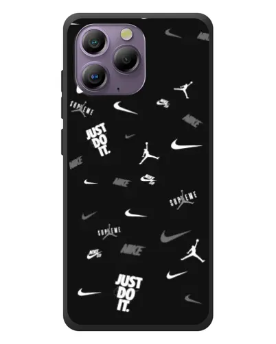Чохол для Blackview A96 з картинкою «Nike Black Pattern» Чохол для Blackview A96 з картинкою «Nike Black Pattern»