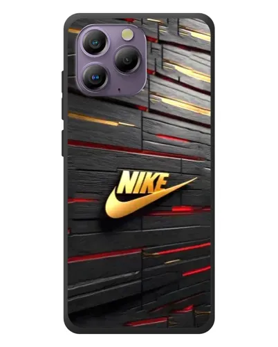Чехол для Blackview A96 с картинкой «Золотой Nike на металле» Чехол для Blackview A96 с картинкой «Золотой Nike на металле»