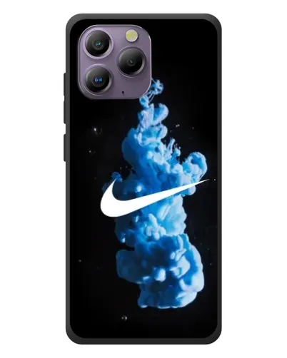 Чехол для Blackview A96 с картинкой «Nike и синий дым» Чехол для Blackview A96 с картинкой «Nike и синий дым»