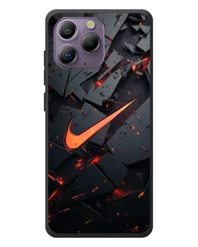 Чехол для Blackview A96 с картинкой «Nike — эффект разломов» Чехол для Blackview A96 с картинкой «Nike — эффект разломов»