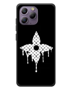 Чохол для Blackview A96 з картинкою «Квіткова монограма»