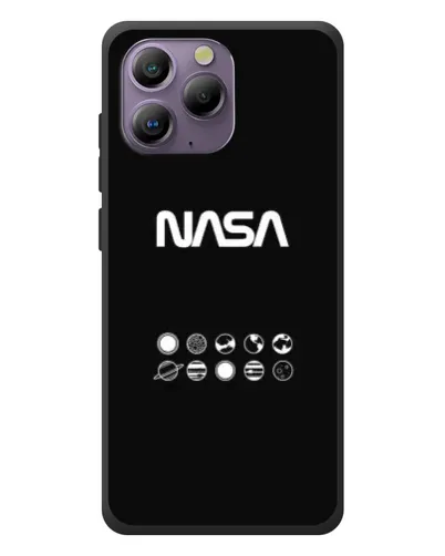 Чехол для Blackview A96 с картинкой «NASA — технический принт» Чехол для Blackview A96 с картинкой «NASA — технический принт»