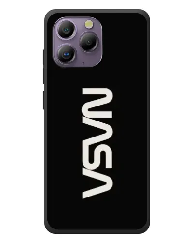 Чехол для Blackview A96 с картинкой «NASA — вертикальный логотип» Чехол для Blackview A96 с картинкой «NASA — вертикальный логотип»