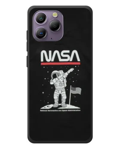 Чехол для Blackview A96 с картинкой «NASA — шагаем по Луне» Чехол для Blackview A96 с картинкой «NASA — шагаем по Луне»
