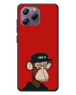 Чехол для Blackview A96 с картинкой «Bored Ape — красный фон» Чехол для Blackview A96 с картинкой «Bored Ape — красный фон»