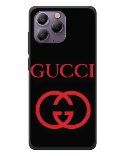 Чохол для Blackview A96 з картинкою «Gucci — червоний логотип»