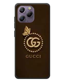 Чохол для Blackview A96 з картинкою «Gucci — золотий метелик»