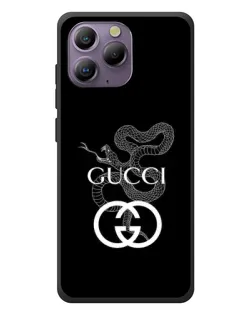 Чохол для Blackview A96 з картинкою «Gucci — срібна змія»