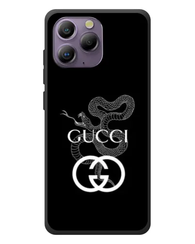 Чохол для Blackview A96 з картинкою «Gucci — срібна змія»