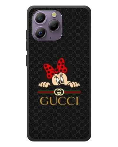 Чохол для Blackview A96 з картинкою «Мінні Маус Gucci — чорний»