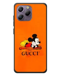 Чохол для Blackview A96 з картинкою «Міккі Маус Gucci — помаранч»