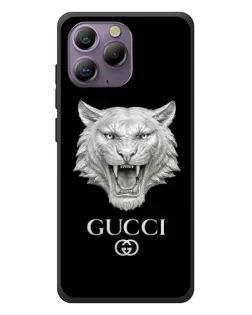 Чохол для Blackview A96 з картинкою «Gucci — срібний лев»