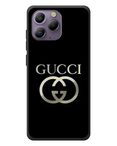 Чохол для Blackview A96 з картинкою «Gucci — золото на чорному» Чохол для Blackview A96 з картинкою «Gucci — золото на чорному»
