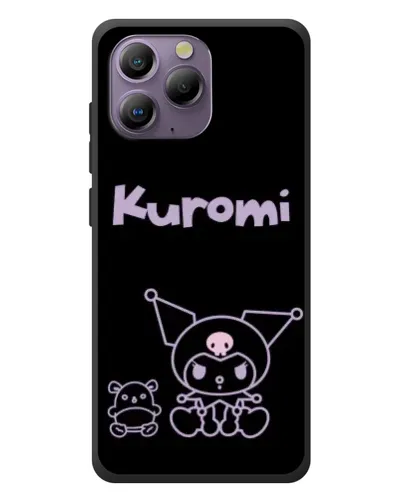 Чохол для Blackview A96 з картинкою «Kuromi — чорний мінімалізм»