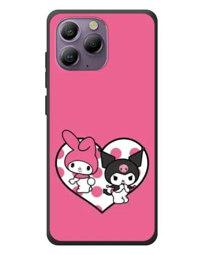 Чохол для Blackview A96 з картинкою «Kuromi та My Melody»
