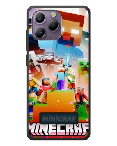 Чехол для Blackview A96 с картинкой «Minecraft герои игры»