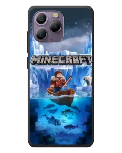 Чехол для Blackview A96 с картинкой «Minecraft ледяной мир» Чехол для Blackview A96 с картинкой «Minecraft ледяной мир»