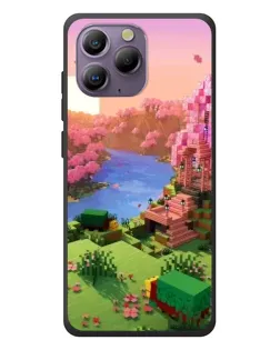 Чехол для Blackview A96 с картинкой «Розовое дерево Minecraft» Чехол для Blackview A96 с картинкой «Розовое дерево Minecraft»