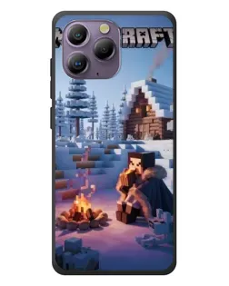 Чехол для Blackview A96 с картинкой «Зимний Minecraft» Чехол для Blackview A96 с картинкой «Зимний Minecraft»