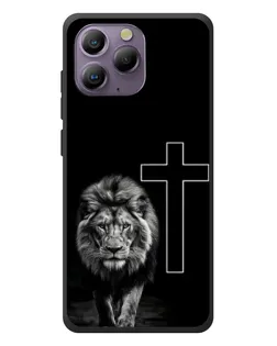 Чехол для Blackview A96 с картинкой «Лев и Крест»