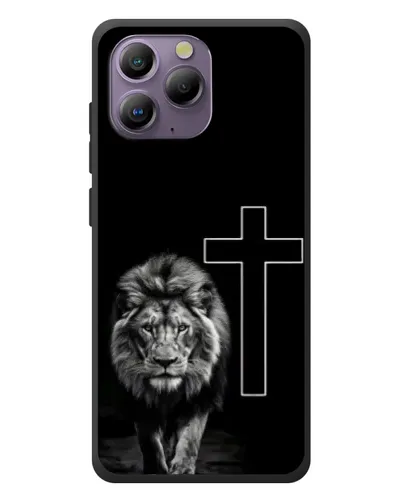Чехол для Blackview A96 с картинкой «Лев и Крест» Чехол для Blackview A96 с картинкой «Лев и Крест»