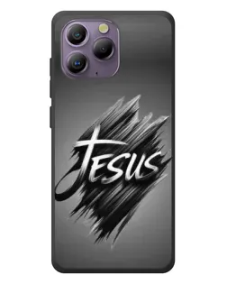 Чехол для Blackview A96 с картинкой «Надпись Jesus Graffiti»