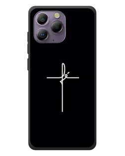 Чехол для Blackview A96 с картинкой «Тонкий крест»