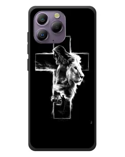 Чехол для Blackview A96 с картинкой «Сияющий крест Jesus»