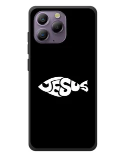 Чехол для Blackview A96 с картинкой «Рыба Jesus»