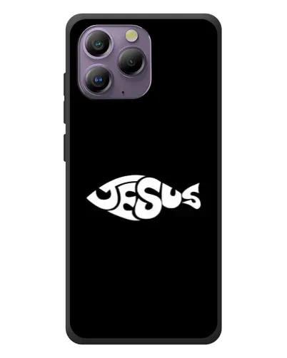 Чехол для Blackview A96 с картинкой «Рыба Jesus» Чехол для Blackview A96 с картинкой «Рыба Jesus»