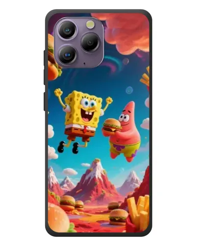 Чохол для Blackview A96 з картинкою «Космічний фастфуд»
