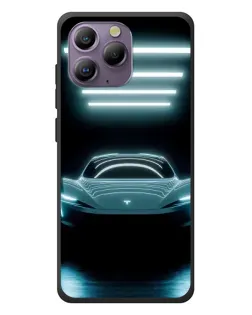 Чохол для Blackview A96 з картинкою «Tesla в неоні» Чохол для Blackview A96 з картинкою «Tesla в неоні»
