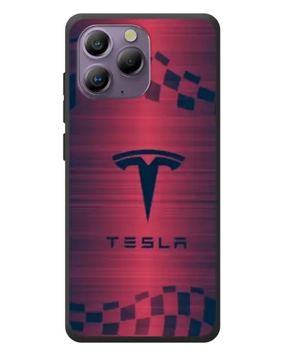 Чохол для Blackview A96 з картинкою «Тесла червоний карбон» Чохол для Blackview A96 з картинкою «Тесла червоний карбон»