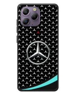 Чохол для Blackview A96 з картинкою «Mercedes — бірюзовий акцент»