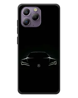 Чохол для Blackview A96 з картинкою «Mercedes — силует авто»