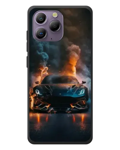 Чохол для Blackview A96 з картинкою «Lamborghini димна естетика»