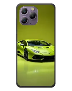 Чохол для Blackview A96 з картинкою «Салатовий Lamborghini Huracan»