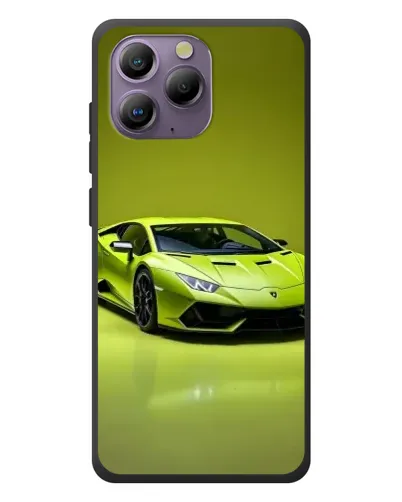Чохол для Blackview A96 з картинкою «Салатовий Lamborghini Huracan»