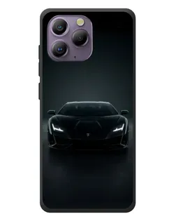 Чохол для Blackview A96 з картинкою «Чорний Lamborghini Aventador»