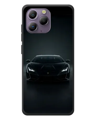 Чохол для Blackview A96 з картинкою «Чорний Lamborghini Aventador»