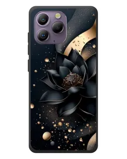 Чехол для Blackview A96 с картинкой «Черный лотос»