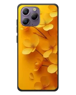 Чехол для Blackview A96 с картинкой «Золотые лепестки»