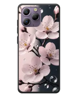 Чехол для Blackview A96 с картинкой «Нежная сакура и капли»