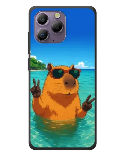 Чохол для Blackview A96 з картинкою «Морська капібара»