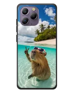 Чохол для Blackview A96 з картинкою «Капібара на морі» Чохол для Blackview A96 з картинкою «Капібара на морі»