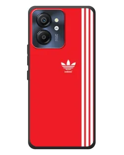 Чехол для Blackview Color 8 с картинкой «Красный минимализм Adidas»
