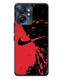 Чехол для Blackview Color 8 с картинкой «Красные брызги Nike» Чехол для Blackview Color 8 с картинкой «Красные брызги Nike»